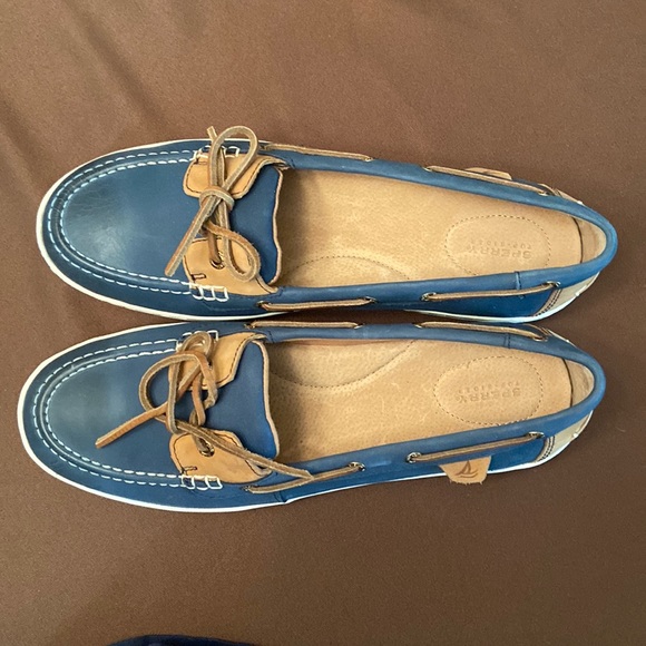 Sperry Top-Sider Boat Shoe Size 10M Blue NWOB - Picture 4 of 12
